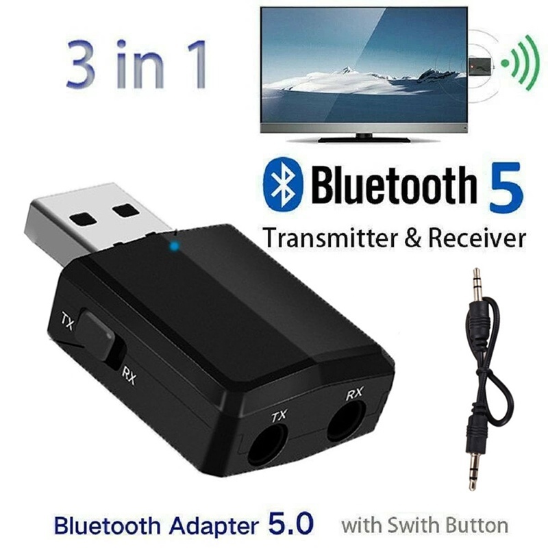 Bluetooth Adapter Receiver - Nadajnik-odbiornik Bluetooth 5.0 z gniazdem AUX