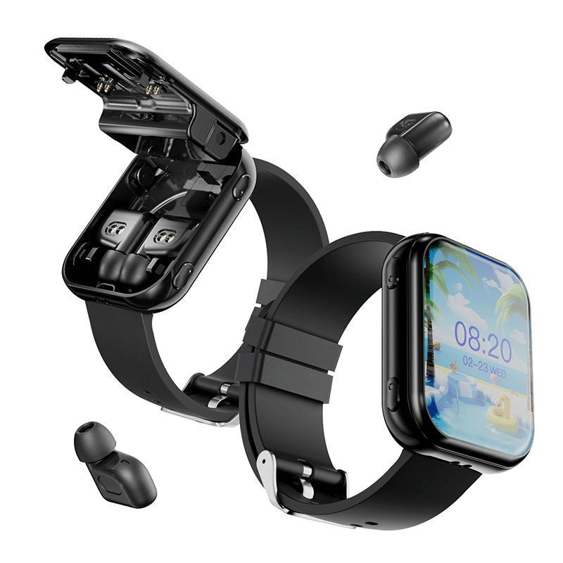 Wireless Earbuds Tws - Nowy Smartwatch 2025 z Bezprzewodowymi Słuchawkami