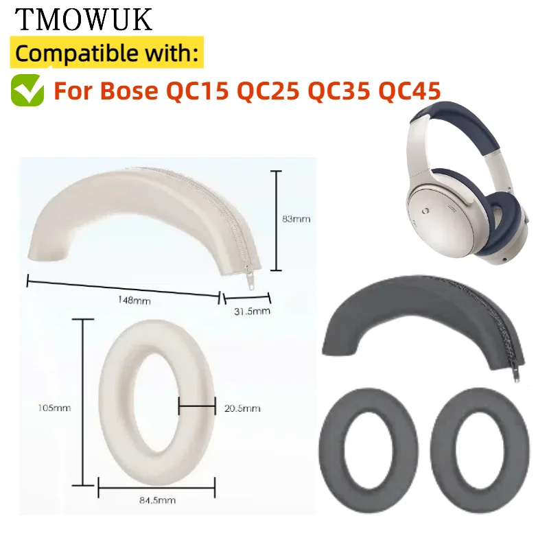 Nauszniki do słuchawek Bose QC – Bose Headphone Qc45 recenzja i cena