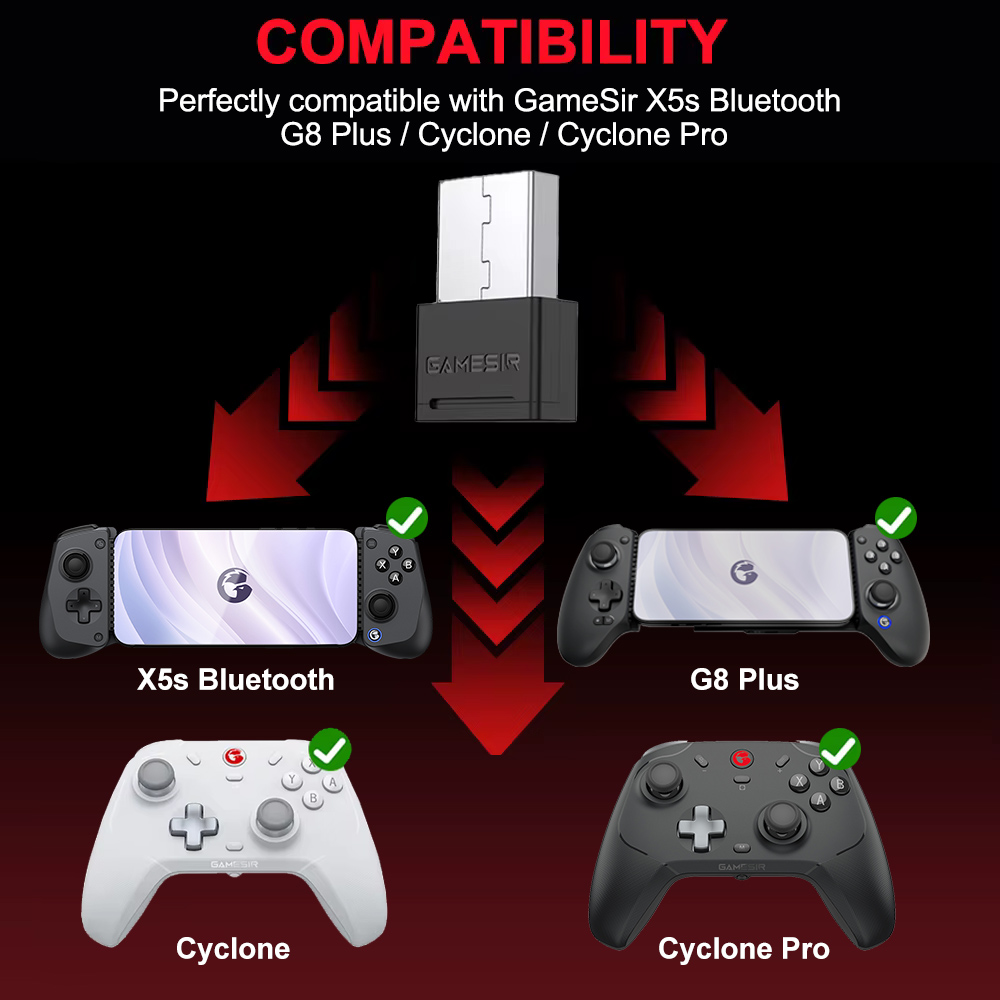 Gamesir Gamepad X5s Bluetooth  – Bluetooth Adapter Receiver recenzja i cena