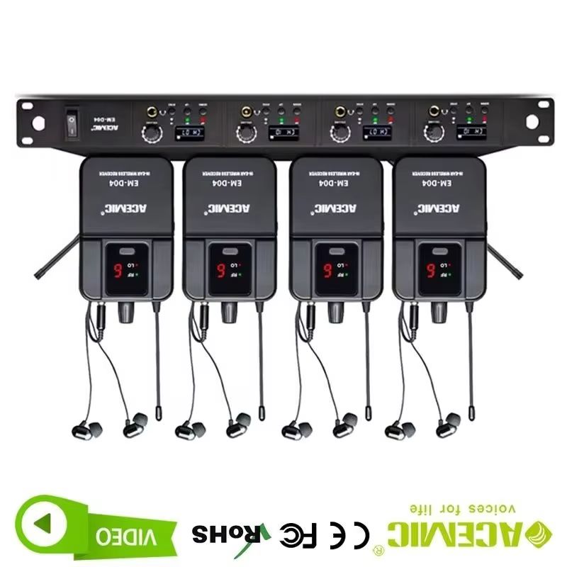 4-kanałowy bezprzewodowy syste – In Ear Monitor Iem recenzja i cena