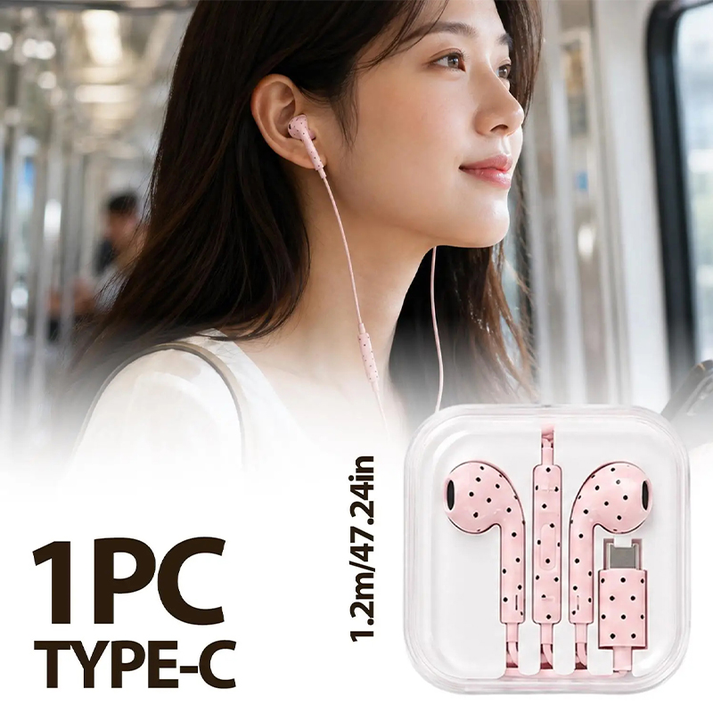 Urocze słuchawki douszne w kro – Wired Earphone Mic recenzja i cena