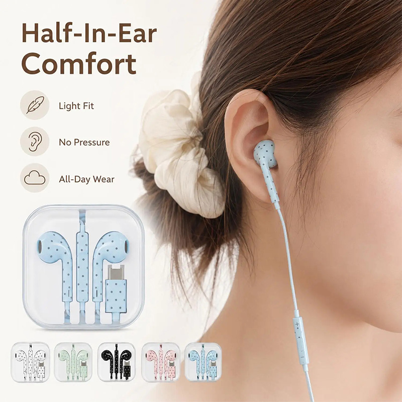 Urocze słuchawki douszne w kro – Wired Earphone Mic recenzja i cena