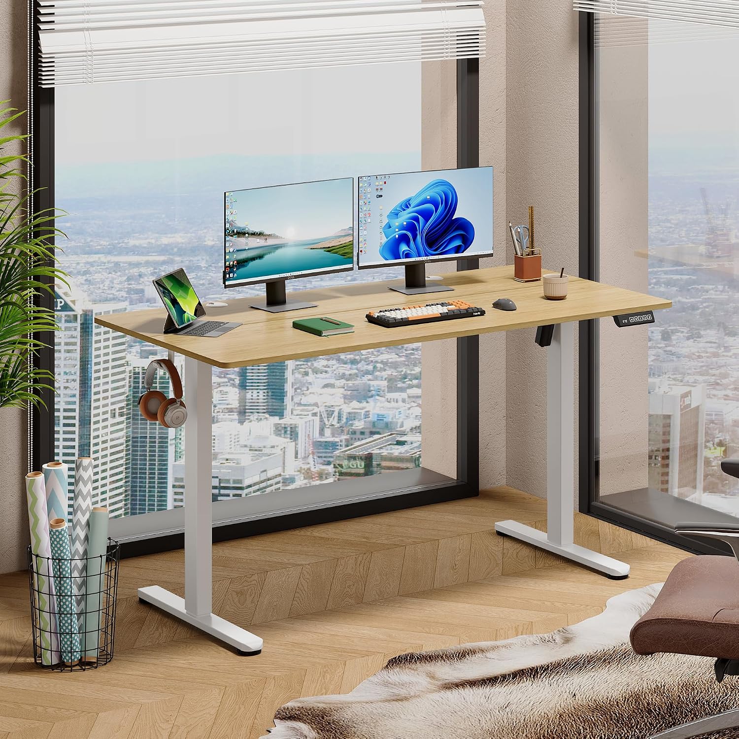 Biurko komputerowe z dzielonym – Headphone Stand Desk recenzja i cena